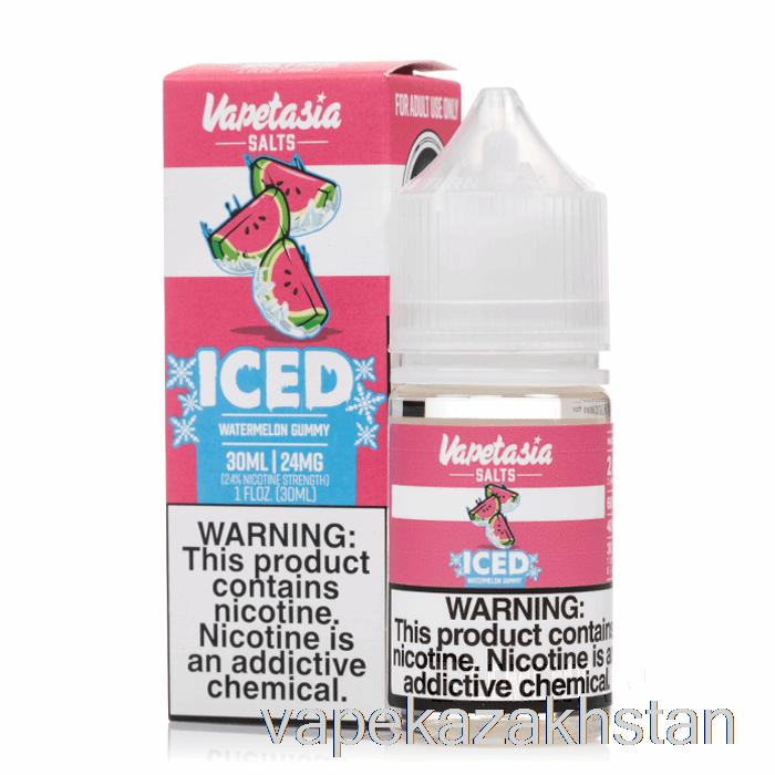 Vape Disposable Iced Watermelon Gummy - Vapetasia Salts - 30mL 48mg